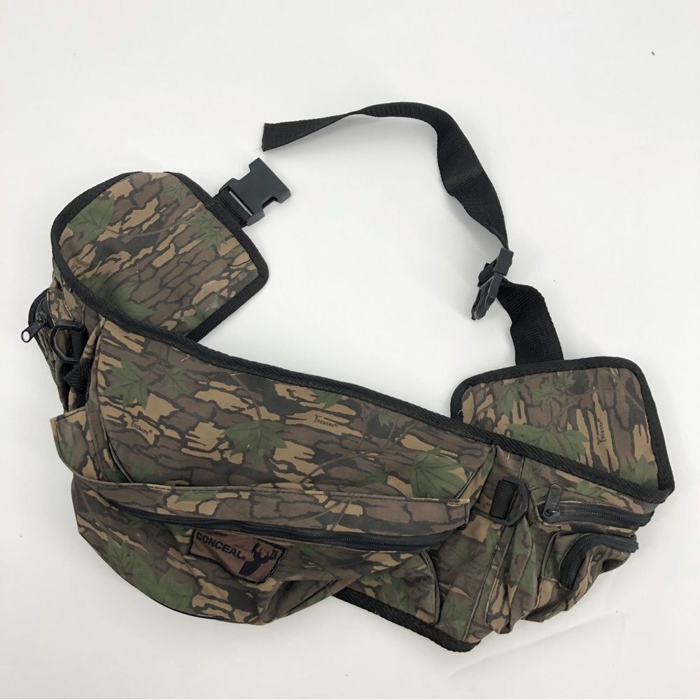 Conceal Rebark Waist‎ Bag Fanny Pack Hunting Bag Waist Belt Zipper Compartments